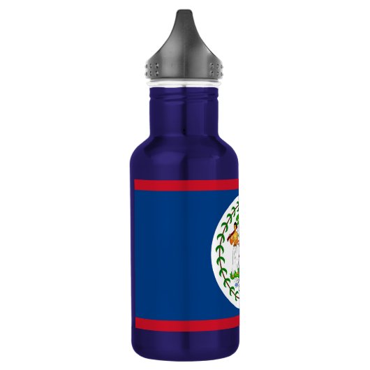 Belize Flag Liberty Bottle Waterfles (Links)