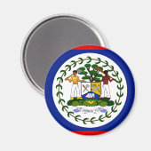 Belize Flag Magneet (Voorkant / Achterkant)