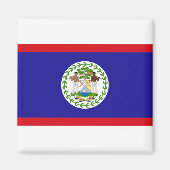 Belize Flag Magneet (Voorkant)