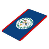 Belize Flag Magneet (Linkerzijde)