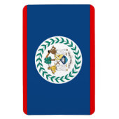 Belize Flag Magneet (Verticaal)
