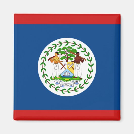 Belize Flag Magnet (Voorkant)