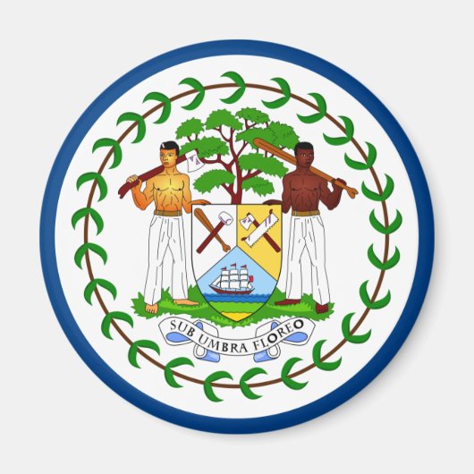Belize Flag Magnet (Voorkant)