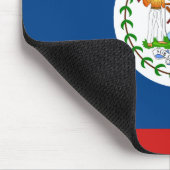 Belize Flag Mousepad Muismat (Hoek)