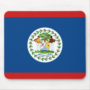 Belize Flag Mousepad Muismat