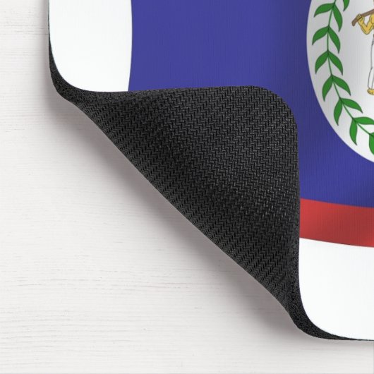 Belize Flag Mousepad Muismat (Hoek)