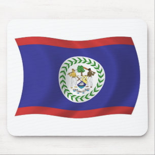 Belize Flag Mousepad Muismat
