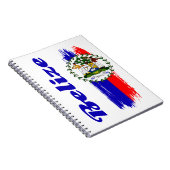 Belize Flag Notitieboek (Rechterzijde)