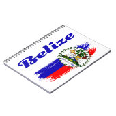 Belize Flag Notitieboek (Linkerzijde)