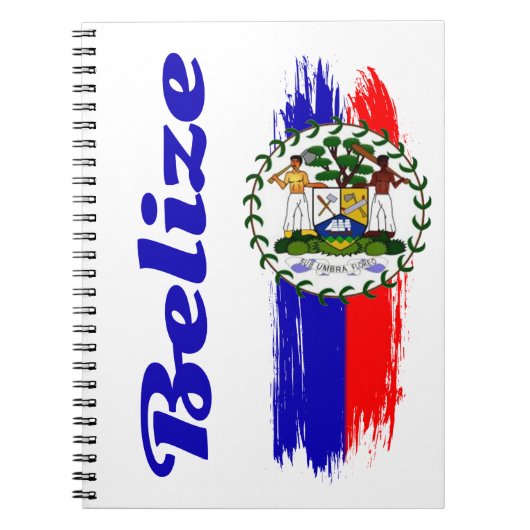 Belize Flag Notitieboek (Voorkant)