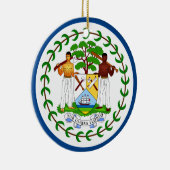 Belize Flag Ornament (Rechts)
