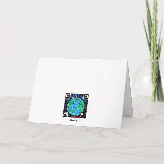 Belize Flag Patriotic Birthday Kaart (Achterkant)