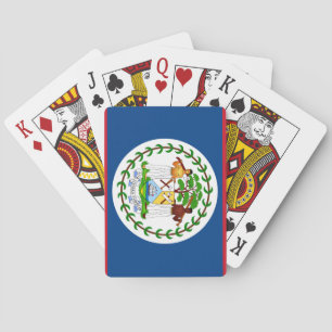 Belize Flag Pokerkaarten