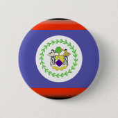 Belize Flag Ronde Button 5,7 Cm (Voorkant)