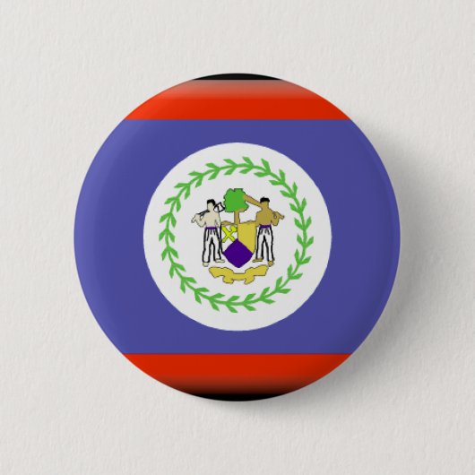 Belize Flag Ronde Button 5,7 Cm (Voorkant)