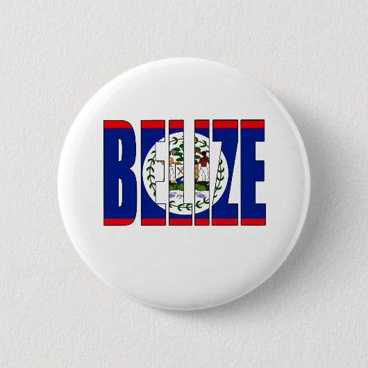 Belize Flag Ronde Button 5,7 Cm (Voorkant)