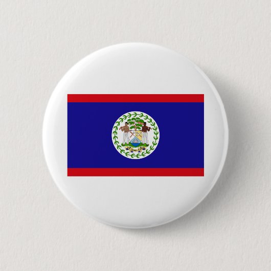 Belize Flag Ronde Button 5,7 Cm (Voorkant)