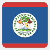 Belize Flag Sticker (Voorkant)