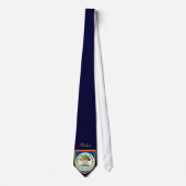 Belize Flag Stropdas (Voorkant)