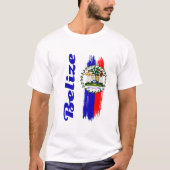 Belize Flag T-shirt (Voorkant)