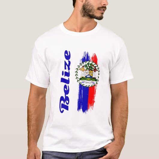 Belize Flag T-shirt (Voorkant)