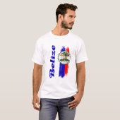 Belize Flag T-shirt (Voorkant volledig)