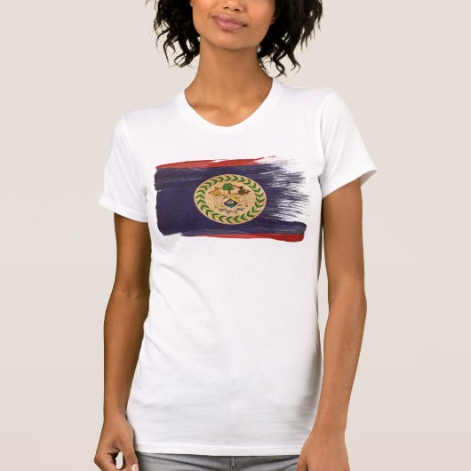 Belize Flag T-shirt (Voorkant)