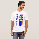Belize Flag T-shirt (Voorkant volledig)