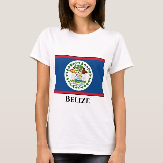Belize Flag T-shirt (Voorkant)