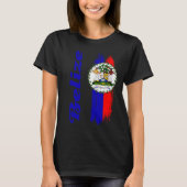 Belize Flag T-shirt (Voorkant)