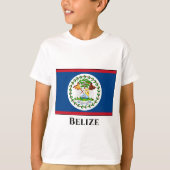 Belize Flag T-shirt (Voorkant)
