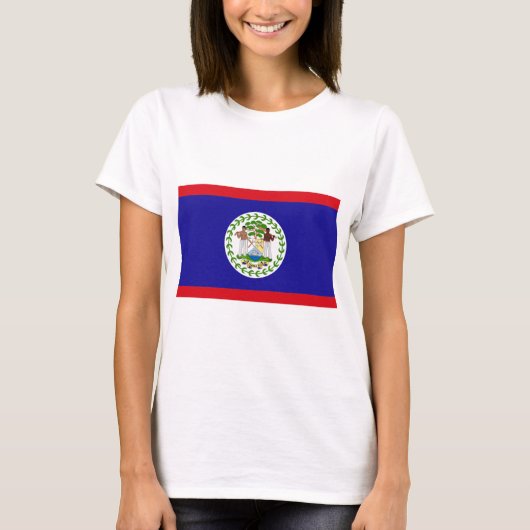 Belize Flag T-shirt (Voorkant)
