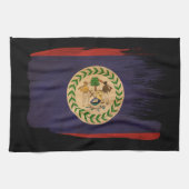 Belize Flag Theedoek (Horizontaal)