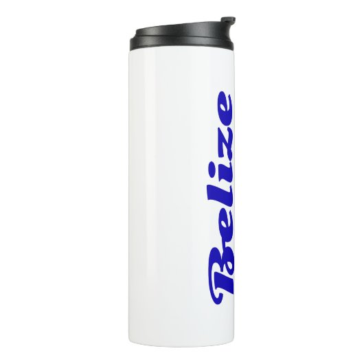 Belize Flag Thermosbeker (Gedraaid links)