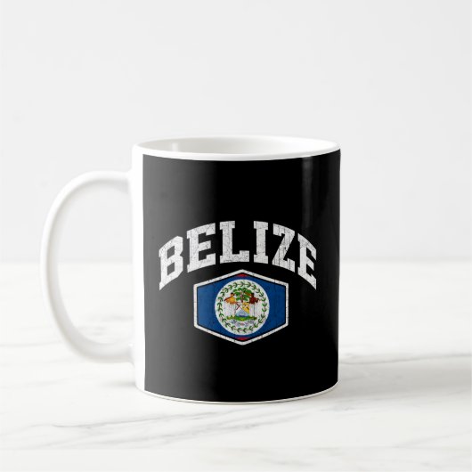 Belize Flag Throwback Koffiemok (Links)
