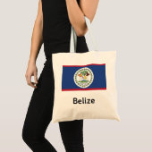 Belize Flag Tote Bag (Voorkant (product))