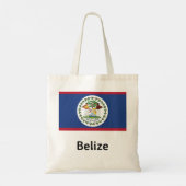 Belize Flag Tote Bag (Achterkant)