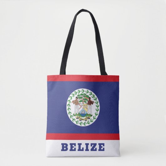 Belize Flag Tote Bag (Voorkant)
