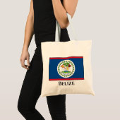 Belize Flag Tote Bag (Voorkant (product))