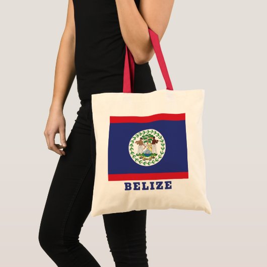 Belize Flag Tote Bag (Voorkant (product))