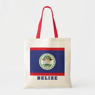 Belize Flag Tote Bag