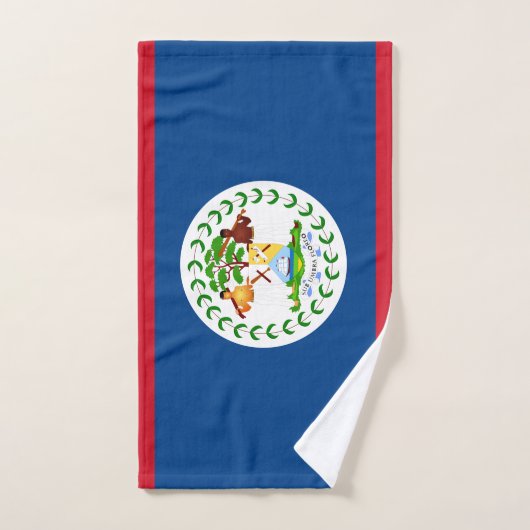 Belize flag Towel Bad Handdoek (Handdoek)