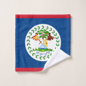 Belize flag Towel Bad Handdoek (Wasdoekje)