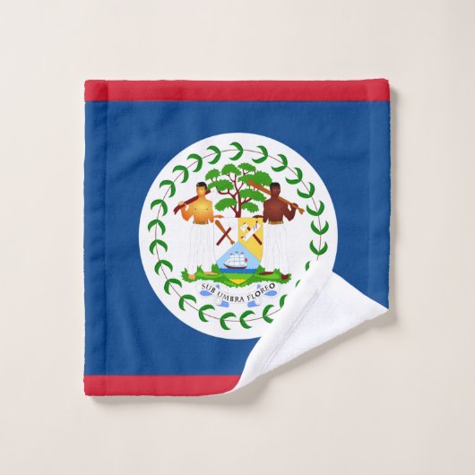 Belize flag Towel Bad Handdoek (Wasdoekje)