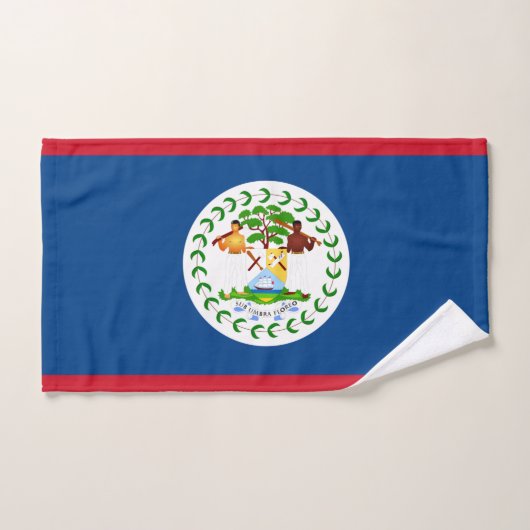 Belize flag Towel Bad Handdoek (Handdoek)
