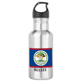 Belize Flag Waterfles (Voorkant)