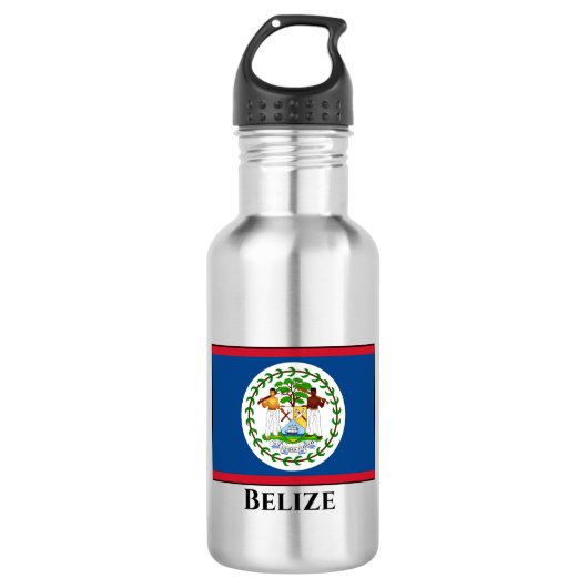 Belize Flag Waterfles (Voorkant)