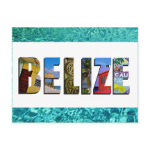 Belize foto's van Tropische Beach Blue Ocean-reize