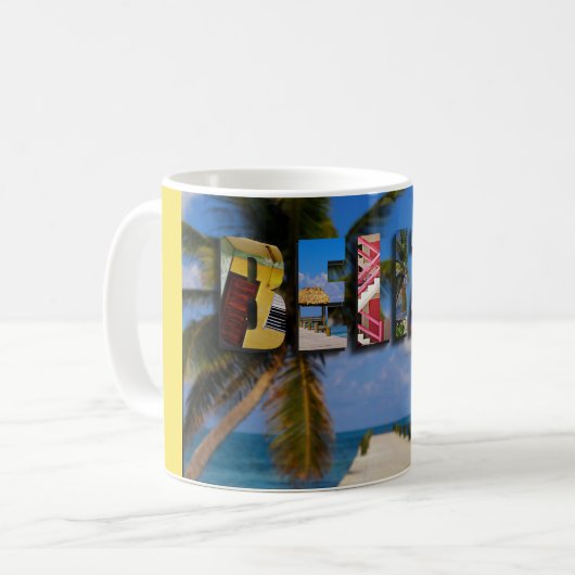 Belize foto's van Tropische reizen Koffiemok (Voorkant links)