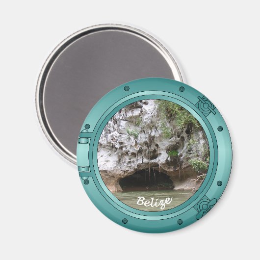 Belize Grotten Magneet (Voorkant / Achterkant)